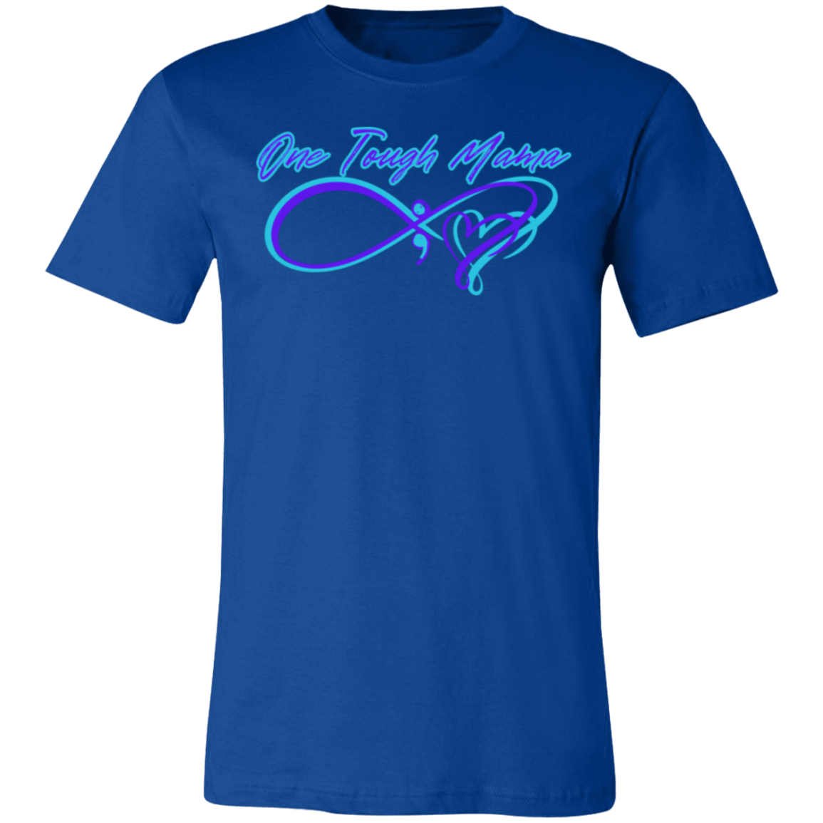 ONE TOUGH MAMA WOMEN STANDING STRONG SOFT BELLA CANVAS TSHIRT