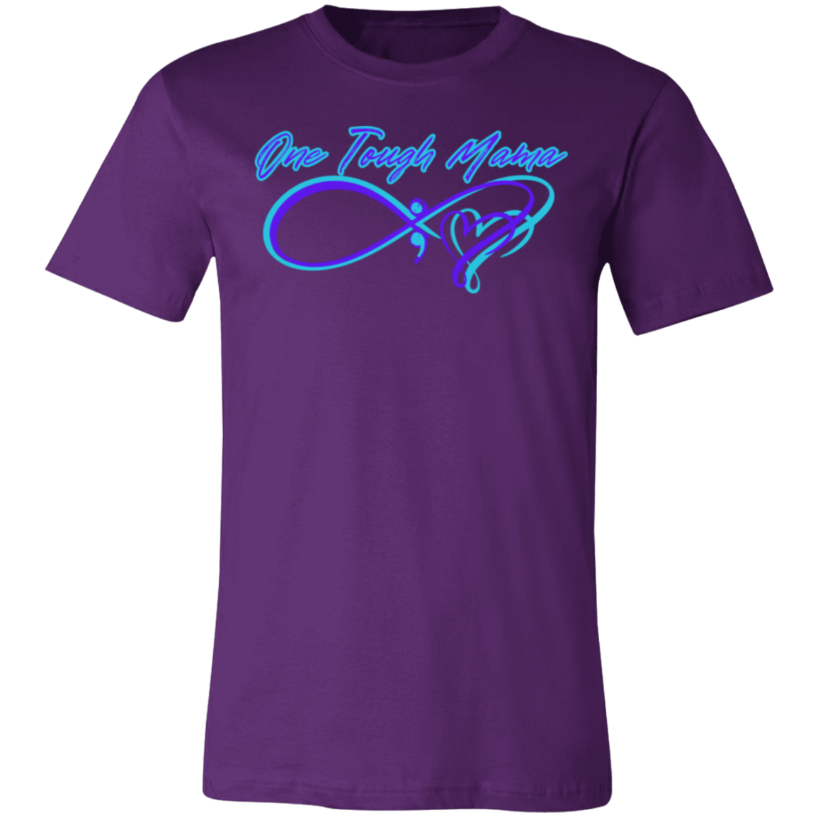 ONE TOUGH MAMA WOMEN STANDING STRONG SOFT BELLA CANVAS TSHIRT