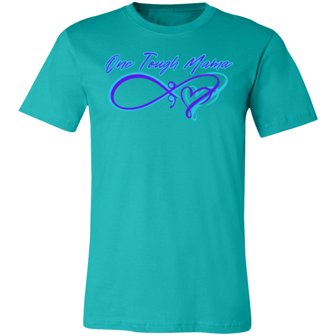 ONE TOUGH MAMA WOMEN STANDING STRONG SOFT BELLA CANVAS TSHIRT