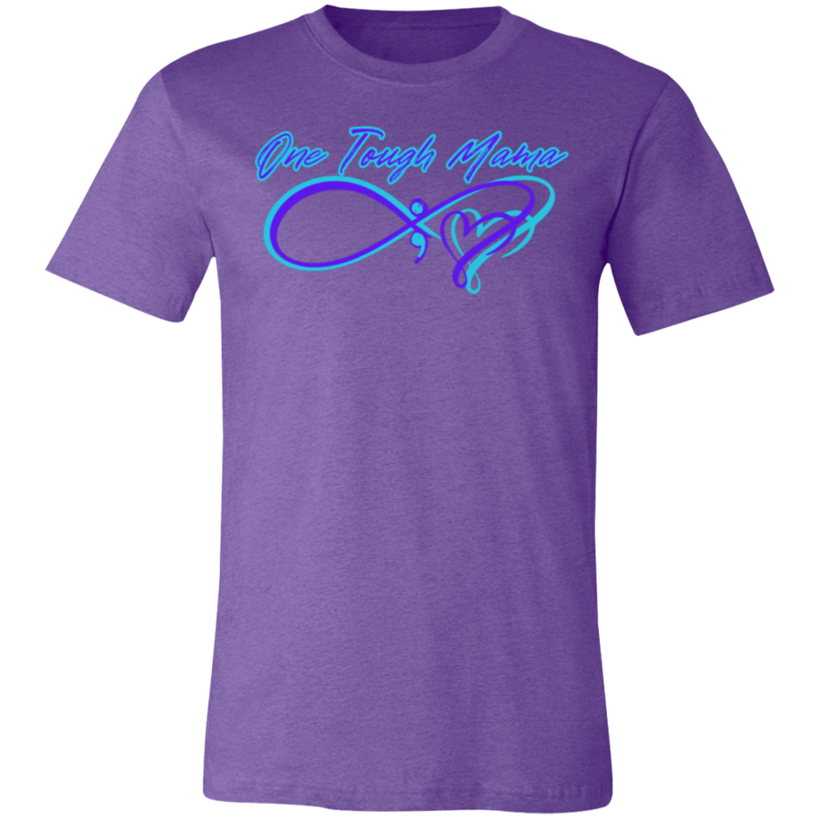 ONE TOUGH MAMA WOMEN STANDING STRONG SOFT BELLA CANVAS TSHIRT