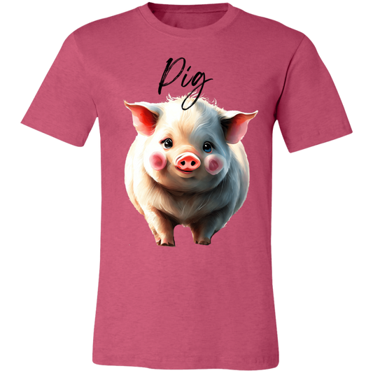 Baby Pig Bella Canvas Soft tshirt in Comfort Colors