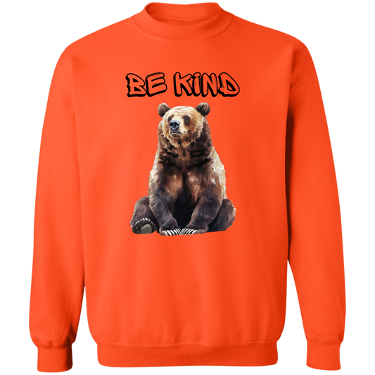 Be Kind Cute Bear, Mama Bear, Grizzly/ Soft Cozy Sweatshirt in Fall Colors