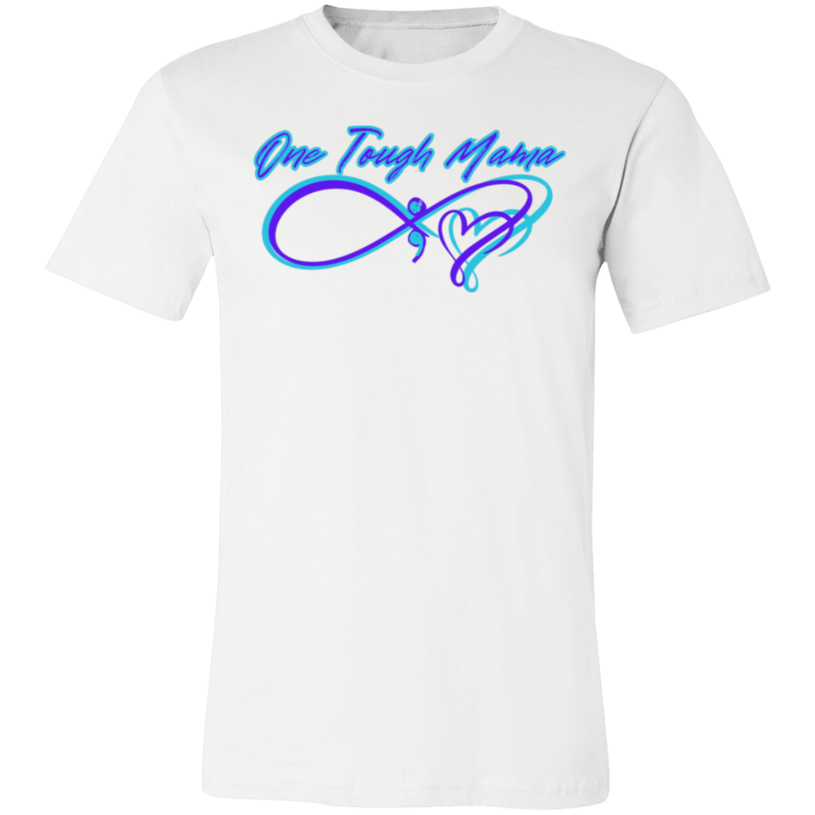 ONE TOUGH MAMA WOMEN STANDING STRONG SOFT BELLA CANVAS TSHIRT