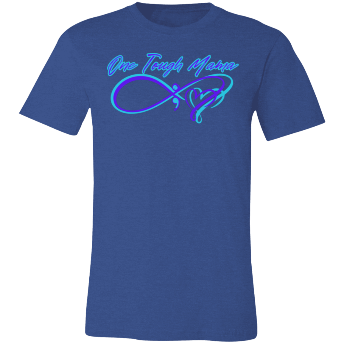 ONE TOUGH MAMA WOMEN STANDING STRONG SOFT BELLA CANVAS TSHIRT