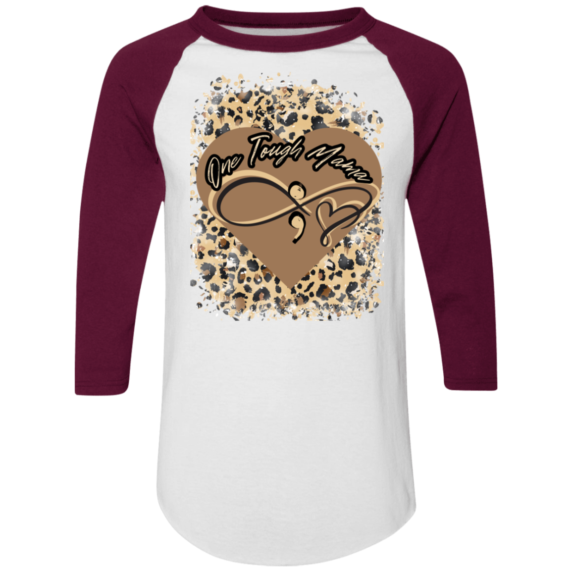 ONE TOUGH MAMA MERCH LEOPARD PRINT JERSEY