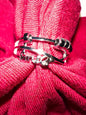 SMILE/ ANTI ANXIETY ADJUSTABLE RING WITH COMFORT CARD & VELVET POUCH