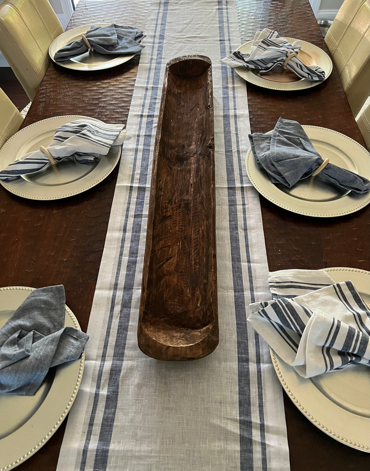 LONG DOUGH BOWL, HANDMADE