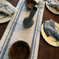 SMALL RUSTIC BROWN ROUND, WOODEN DOUGH BOWL