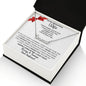 TO MY BEAUTIFUL WIFE/ YOU ARE MY HAPPILY EVER AFTER/ NAME NECKLACE