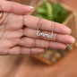 TO MY BEAUTIFUL WIFE/ YOU ARE MY HAPPILY EVER AFTER/ NAME NECKLACE